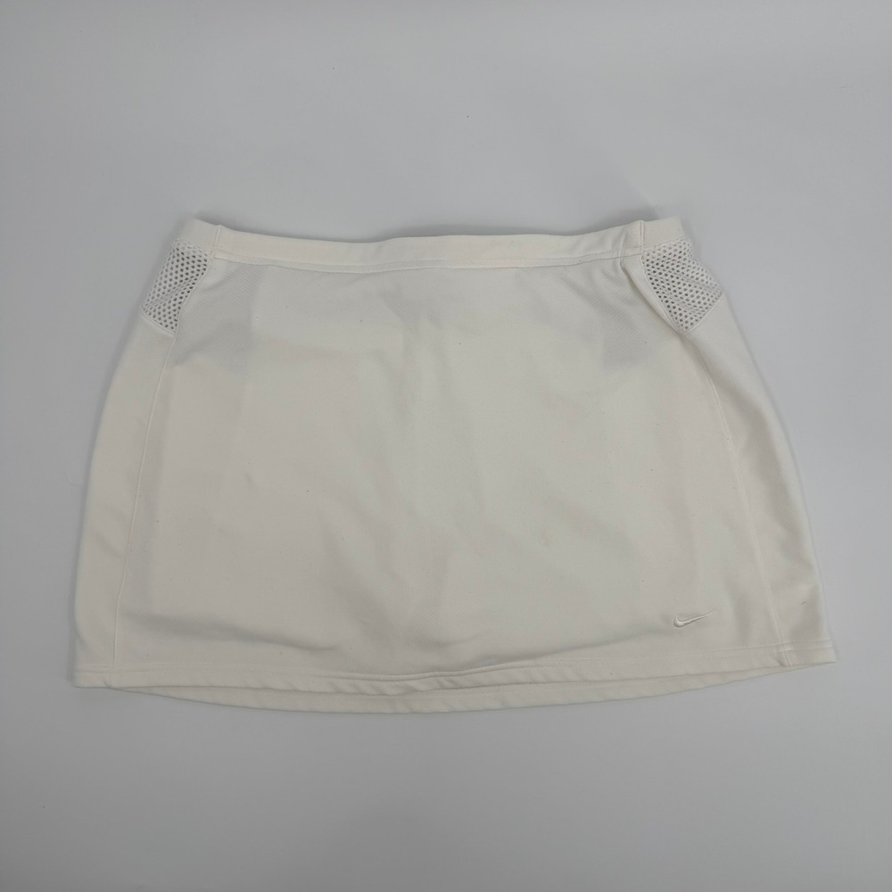 Nike Skort Tennis Skirt Sphere Team Y2K Women Large White